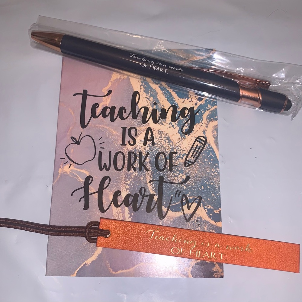 Teacher Pen Notepad & Bookmark gift sets - Picture 6 of 12